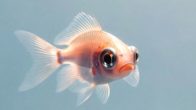 Orange Goldfish with Big Eyes