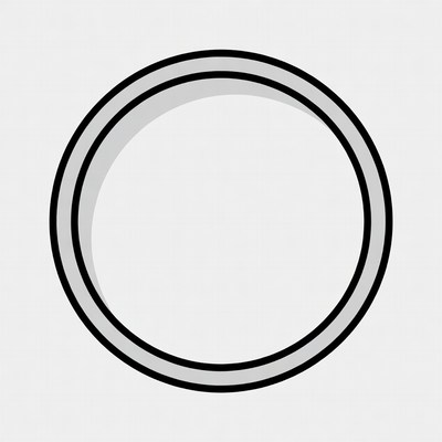 Gray Circle Outline
