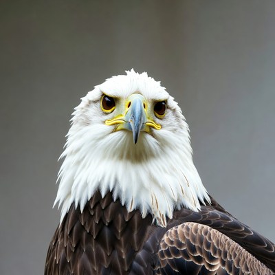 Bald eagle close-up portrait