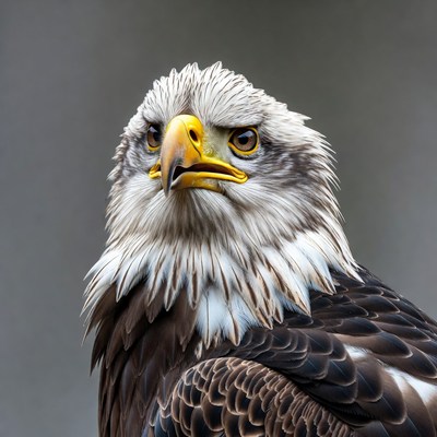Bald eagle close-up portrait