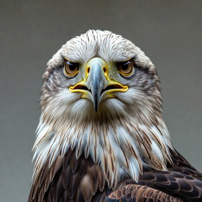 Bald eagle close-up portrait