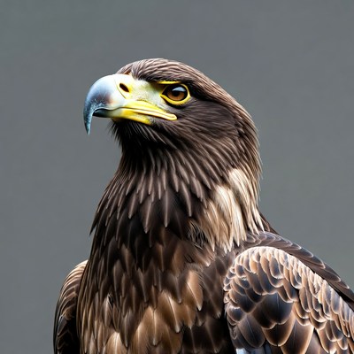 Bald eagle close-up portrait