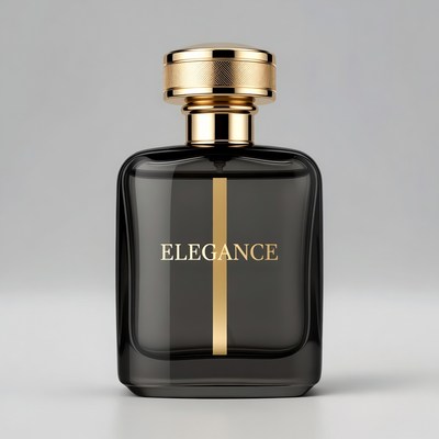 Elegance Black Perfume Bottle