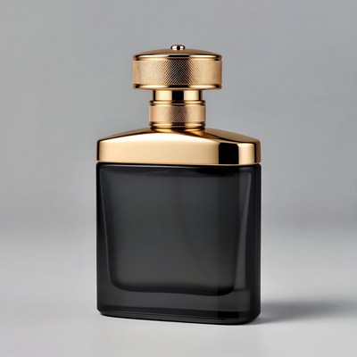 Luxury Black Perfume Bottle