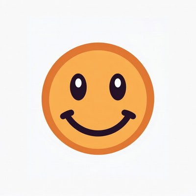 Smiling Yellow Emoji Face