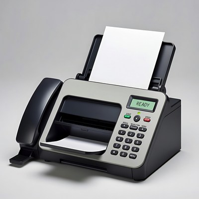 Fax Machine Ready Display