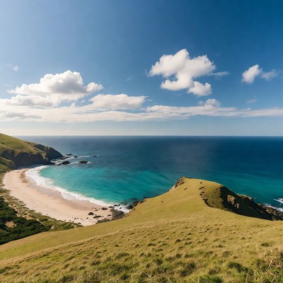 Cliffside View of Turquoise Beach