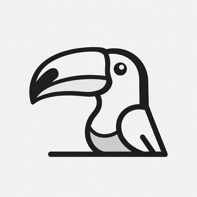 Toucan bird illustration