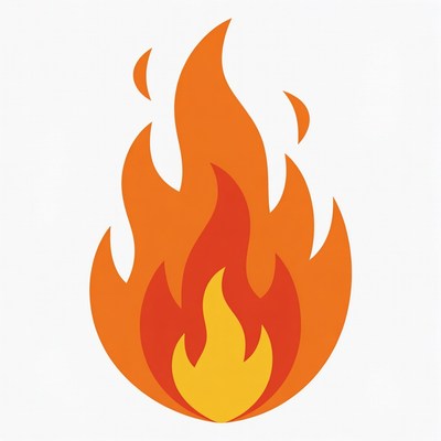 Burning Flames Icon