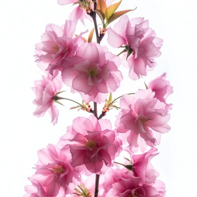 Pink Cherry Blossom Branch