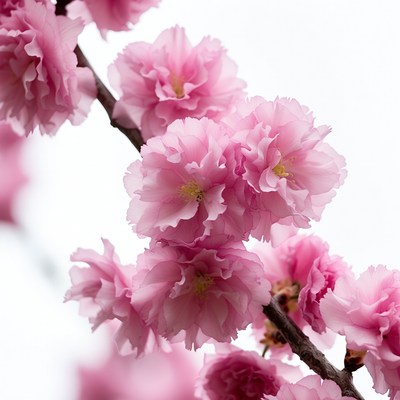 Pink Cherry Blossom Branch