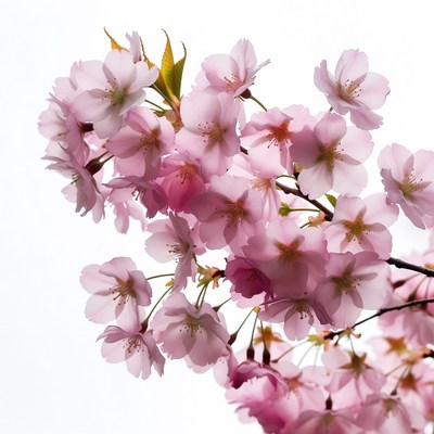 Pink Cherry Blossom Branch