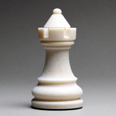 White King Chess Piece