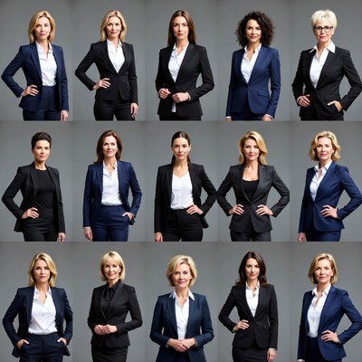 Diverse Professional Women in Suits