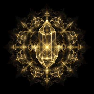 Golden Crystal Mandala