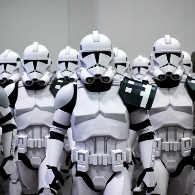 Group of Stormtroopers Standing Together