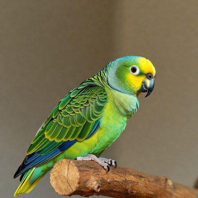 Green-cheeked Parakeet on perch