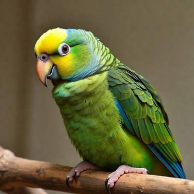 Green-cheeked Parakeet on perch