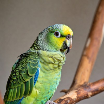 Green-cheeked Parakeet on perch
