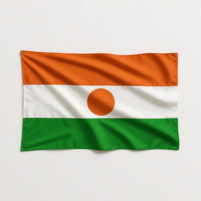 Niger Flag Waving