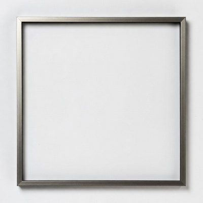 Empty Silver Picture Frame