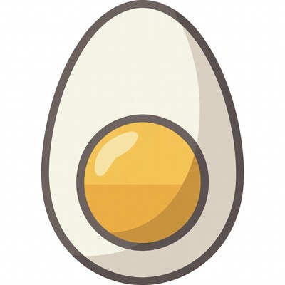 Fried Egg Illustration