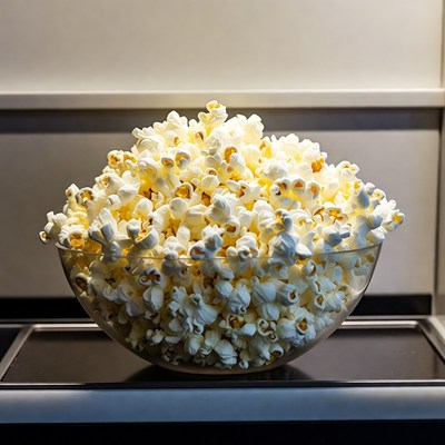 Large Bowl of Popcorn