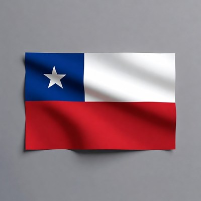 Waving Chilean Flag