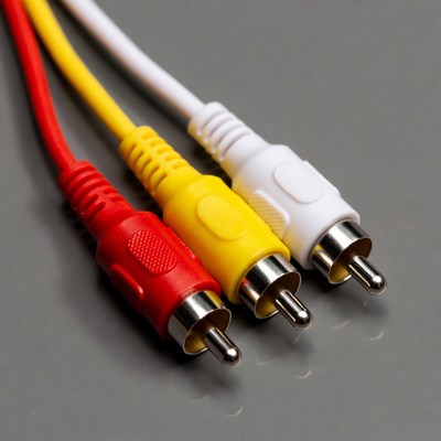 Red White Yellow RCA Cables
