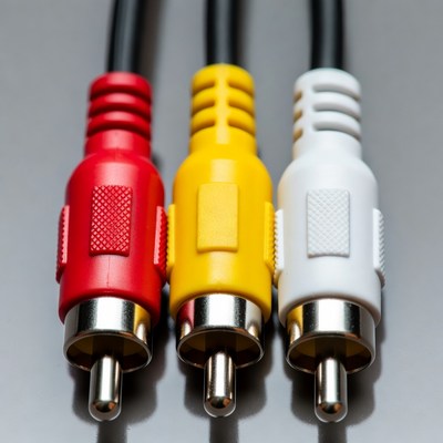 Red Yellow White RCA Connectors