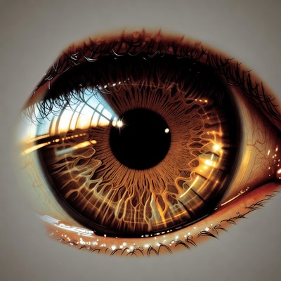 Close-up Brown Human Eye