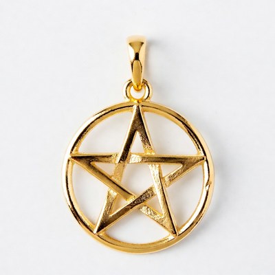 Gold Pentagram Pendant