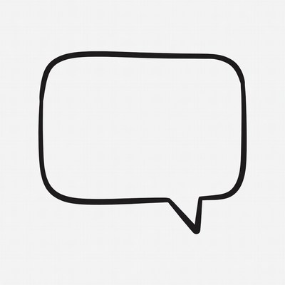 Empty Speech Bubble Illustration