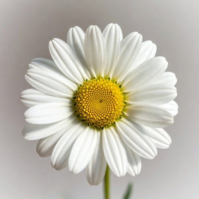 White Daisy Flower Closeup