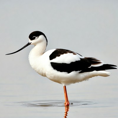 Black-winged Stilt standing in water
