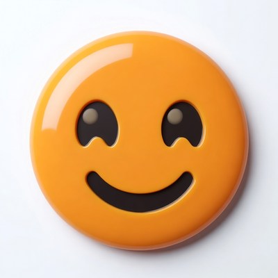 Smiling Yellow Emoji Face