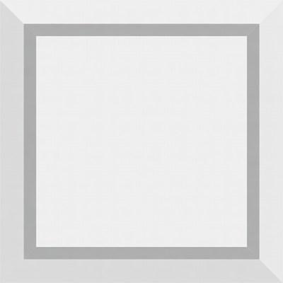 Empty White Picture Frame