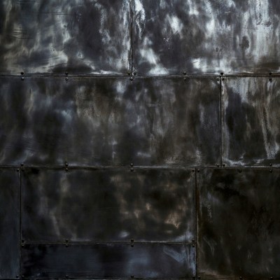 Rusty Metal Panel Wall Texture