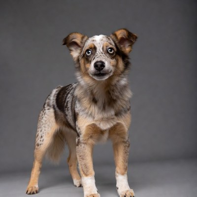 Australian Shepherd Puppy Standing