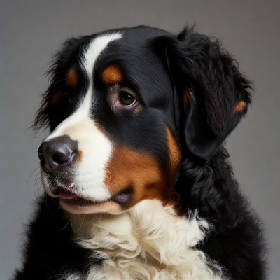Bernese Mountain Dog portrait