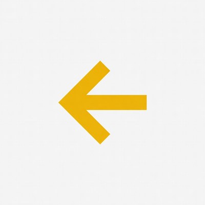 Yellow Left Arrow Icon