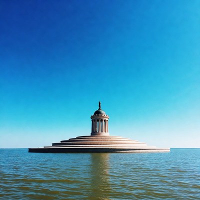 Temple of Winds on water