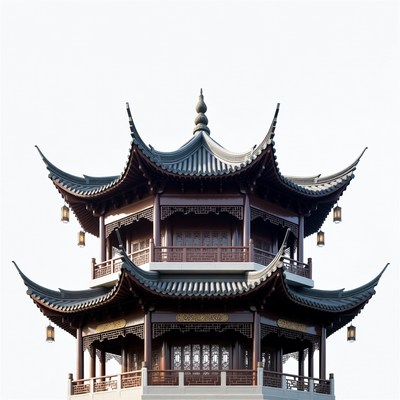 Traditional Chinese Pagoda Tower