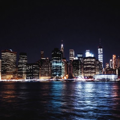 New York City Skyline at Night