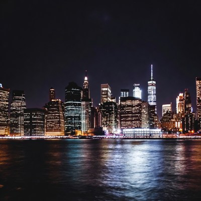 New York City Skyline at Night