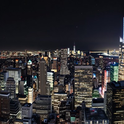New York City Skyline at Night