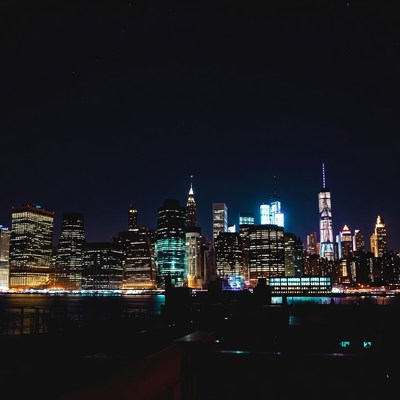 New York City Skyline at Night