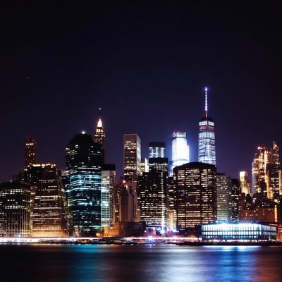 New York City Skyline at Night