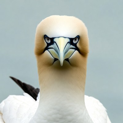 Close-up of Nazca booby bird