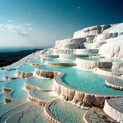 Pamukkale Travertine Terraces Turkey